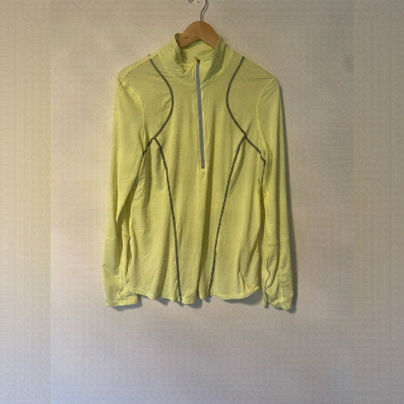 Zella yellow half zip up pullover - Picture 1 of 5